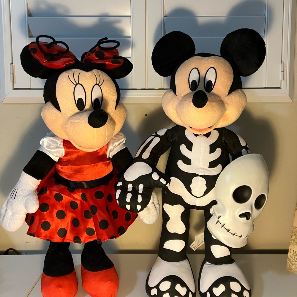 Halloween Mickey and Minnie